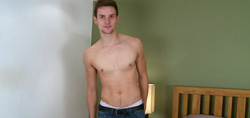 Hunky Straight Joel Shows Off His Thick Uncut Cock & Muscular Body