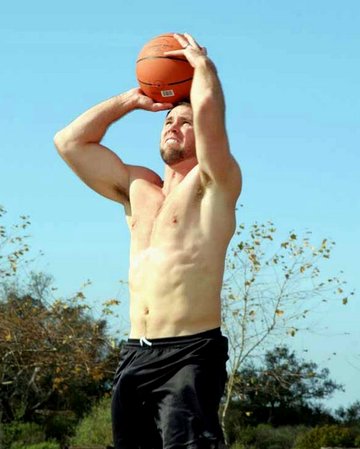 Zach shows his perfect ripped body