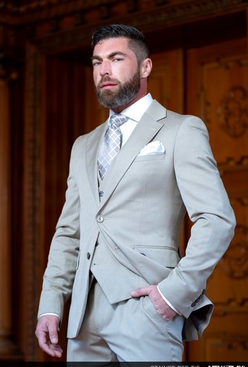 Stained Red Tie